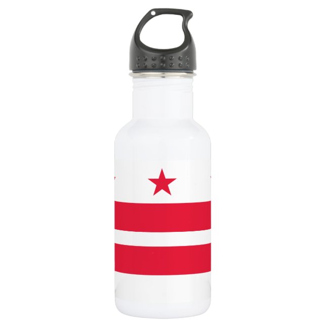 Botella De Agua Bandera del estado de Washington DC (Anverso)
