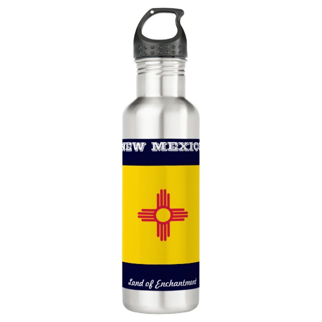 Botella De Agua Bandera del Nuevo México (Anverso)