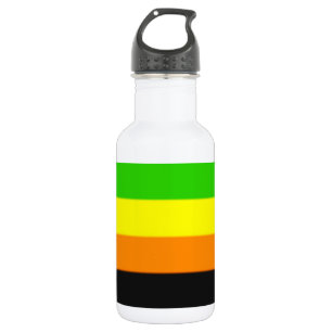 Botella De Agua Bandera del Orgullo Aromántico de las Malvinas