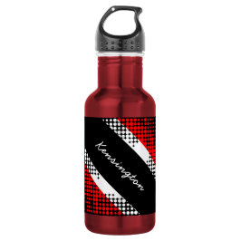 Botella De Agua Bandera del patrón de puntos de Trinidad y Tobago