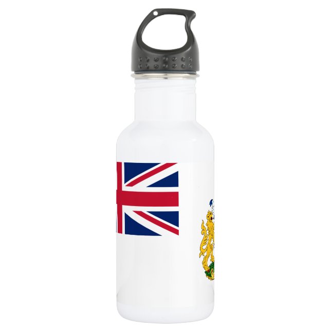Botella De Agua Bandera del Territorio Antártico Británico (Anverso)