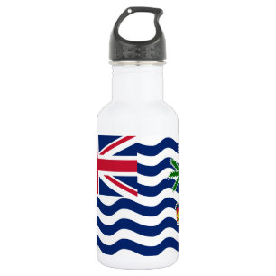 Botella De Agua Bandera del Territorio Británico del Océano Índico