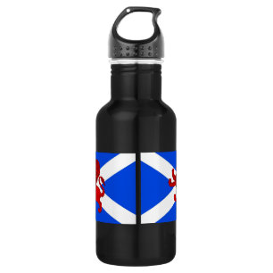 Botella De Agua Bandera escocesa de andrews del santo del león
