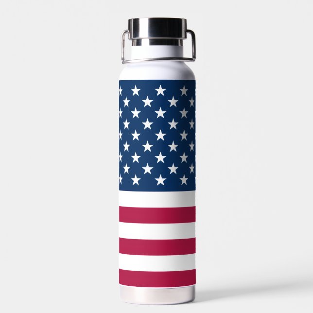 Botella De Agua Bandera estadounidense (Atrás)