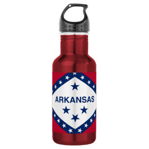 Botella De Agua Bandera estatal de Arkansas