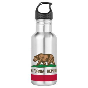 Botella De Agua Bandera estatal de California