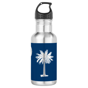 Botella De Agua Bandera Estatal de Carolina del Sur