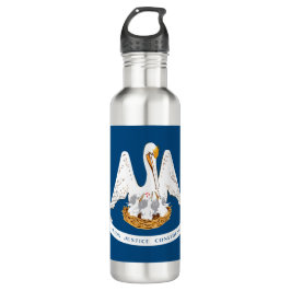 Botella De Agua Bandera Estatal de Luisiana