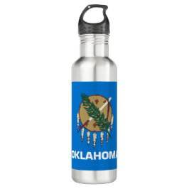 Botella De Agua Bandera estatal de Oklahoma