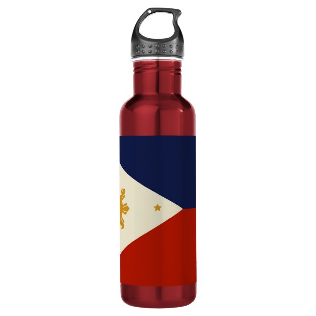 BOTELLA DE AGUA BANDERA FILIPINA (Anverso)