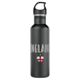 Botella De Agua Bandera inglesa del hincha de fútbol de Inglaterra
