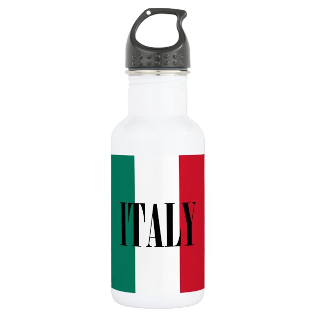 Botella De Agua Bandera italiana Italia Il Tricolore (Anverso)