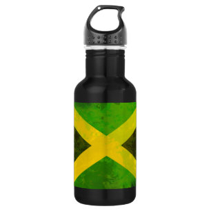 Botella De Agua bandera jamaica - raíces de reggae