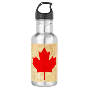 Botella De Agua Bandera nacional patriótica vintage original de CA