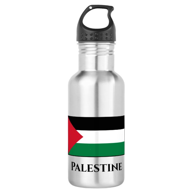 Botella De Agua Bandera palestina (palestina) (Anverso)