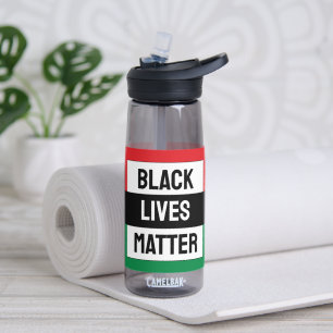 Botella De Agua Bandera Panafricana, vidas negras importan, símbol
