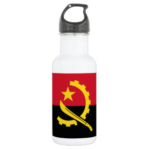 Botella De Agua Bandera patriótica angoleña