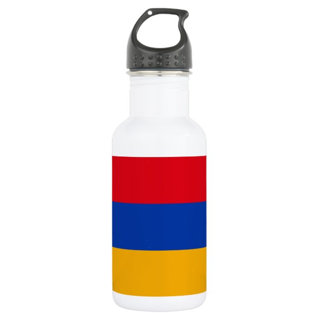 Botella De Agua Bandera patriótica armenia (Anverso)