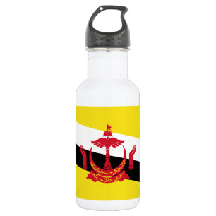 Botella De Agua Bandera patriótica de Brunéi