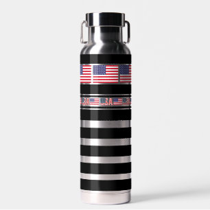 Botella De Agua Bandera Patriótica de los Estados Unidos