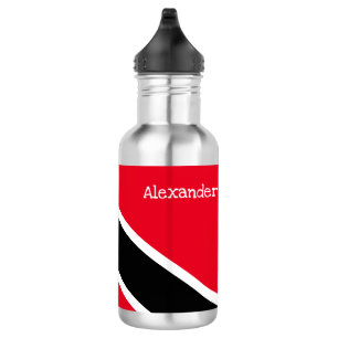 Botella De Agua Bandera personalizada de Trinidad y Tobago