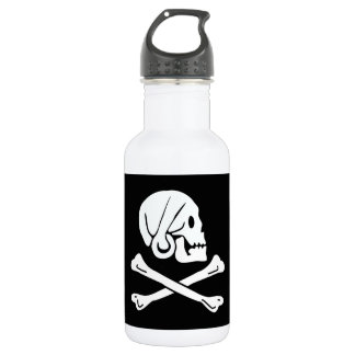 Botella De Agua Bandera Pirata - Jolly Roger
