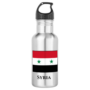 Botella De Agua Bandera siria (siria)