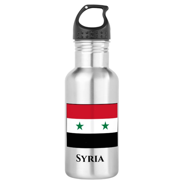 Botella De Agua Bandera siria (siria) (Anverso)