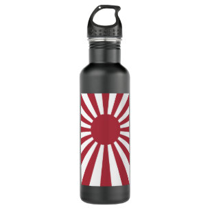 Botella De Agua Bandera solar imperial en ascenso de Japón, Edo a