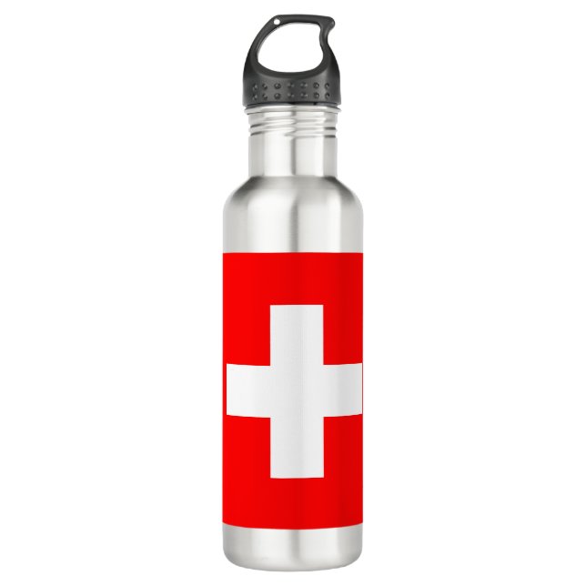 Botella De Agua Bandera suiza (Suiza) (Anverso)