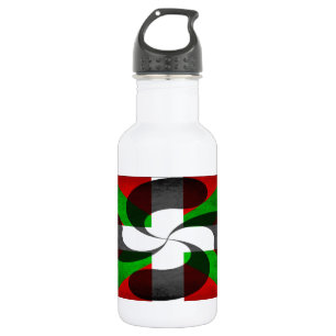 Botella De Agua Bandera y cruz vascas