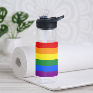 Botella De Agua Bandera y orgullo arcoiris, arco iris LGBT, comuni
