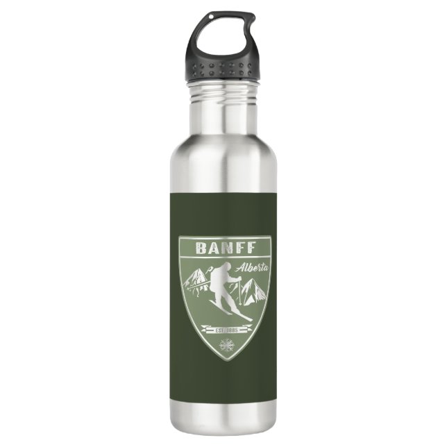 Botella De Agua Banff Alberta (Anverso)