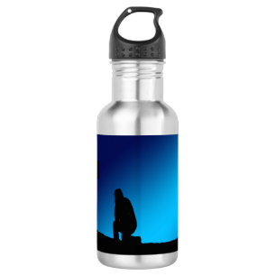 Botella De Agua Banner de la oración cruzada