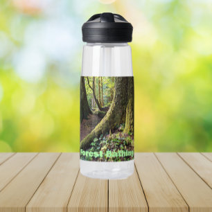 Botella De Agua Baño de bosques de bosques profundos