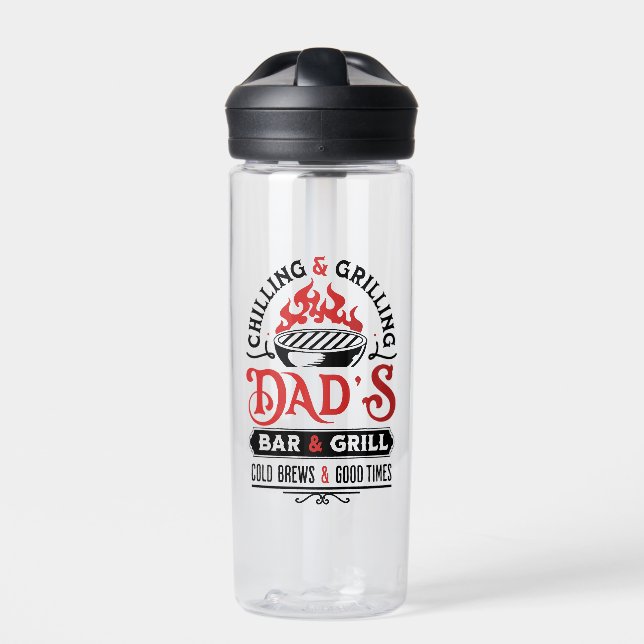 Botella De Agua Bar y parrilladas de papá (Delante)