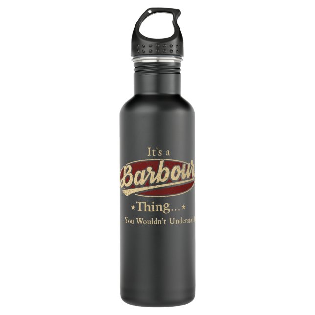 Botella De Agua BARBOUR Thing Name Water Bottle (Anverso)