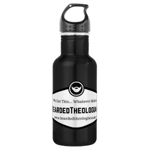 Botella de agua barbuda