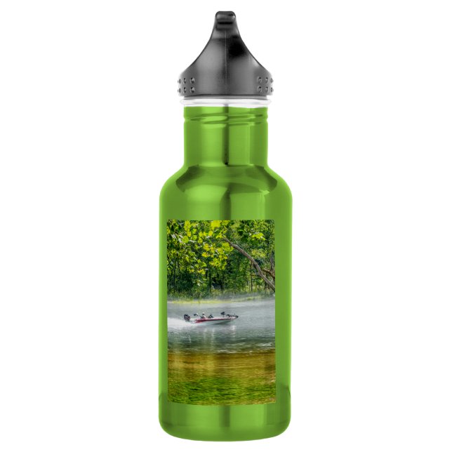 Botella De Agua Barco De Pesca En Movimiento Bote De Agua De Acero (Derecha)