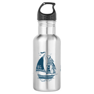 Botella De Agua Barco Náutico Vino