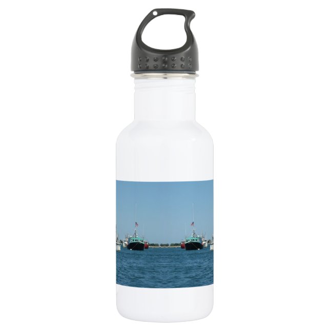 Botella De Agua Barcos del puerto de Chatham (Anverso)