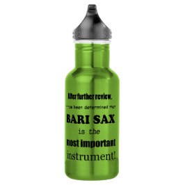 Botella De Agua Bari Sax Instrumento Más Importante