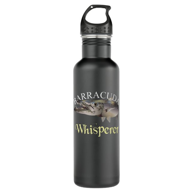 Botella De Agua Barracuda Whisperer Dark (Anverso)