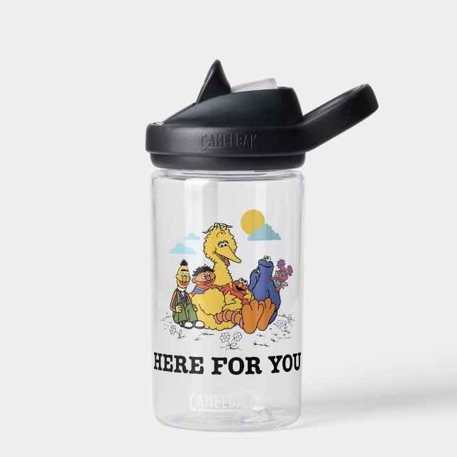 Botella De Agua Barrio Sésamo | Aquí Para Usted (Izquierdo)