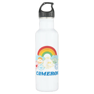 Botella De Agua Barrio Sésamo   Gráfico arcoiris   Añadir su nombr