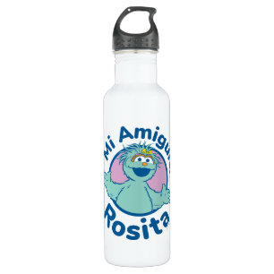 Botella De Agua Barrio Sésamo   Mi Amiguita Rosita