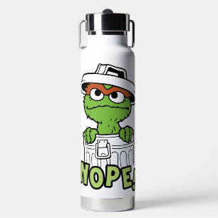 Botella De Agua Barrio Sésamo Oscar al Grouch Nope!