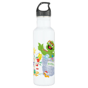 Botella De Agua Barrio Sésamo   Oscar - Árbol de Navidad
