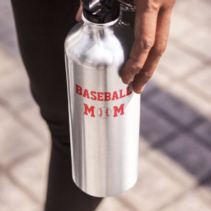 Botella De Agua Baseball Mom