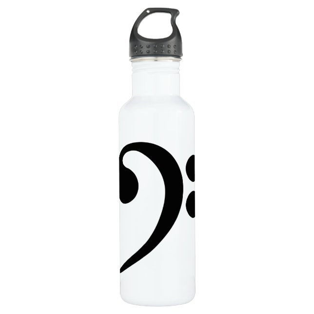 Botella De Agua Bass Clef (Anverso)